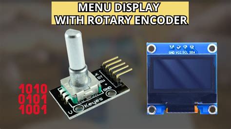 Arduino Rotary Encoder Display Menu