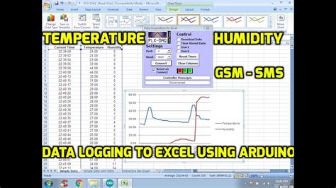 Arduino Temperature Sensor Excel