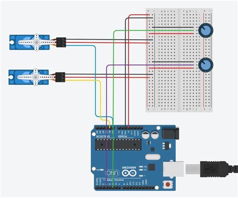 Arduino Two Potentiometers