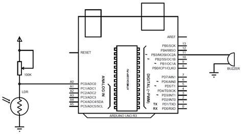 arduino uno board circuit diagram