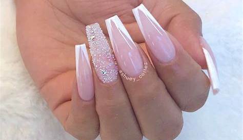 35 white coffinshaped nails to try in the summer of 2021