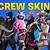 are fortnite crew skins exclusive