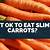 are slimy carrots okay to eat
