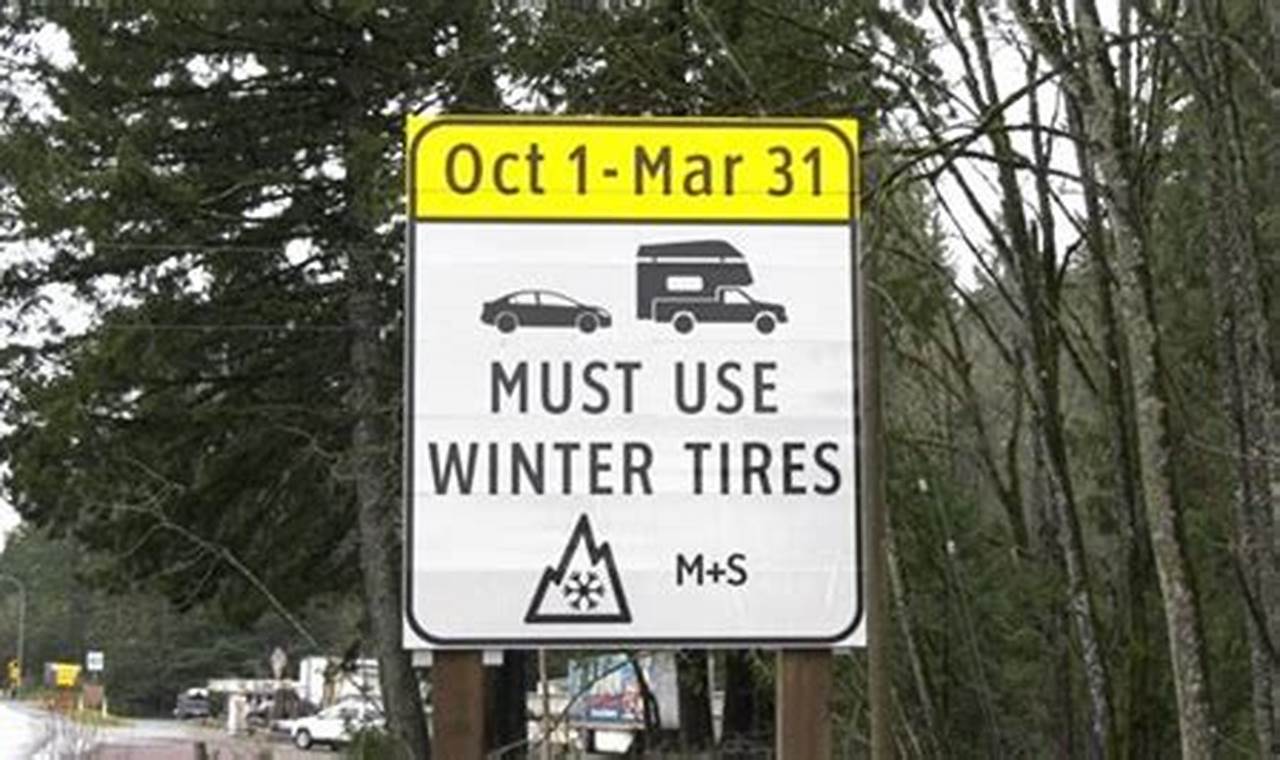 are winter tires required in vancouver