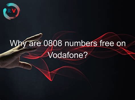are 0808 numbers free on vodafone