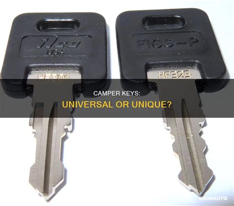Are Camper Keys Universal