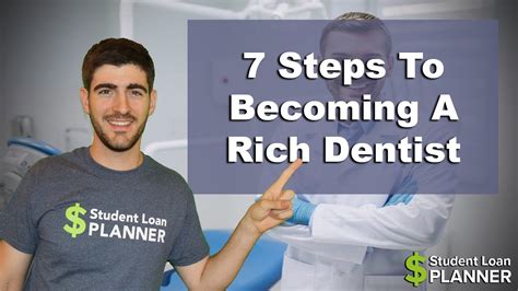 Top 7 Steps To A Rich Dentist Student Loan Planner YouTube
