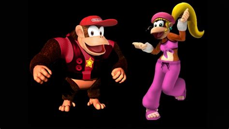 are diddy and dixie kong related