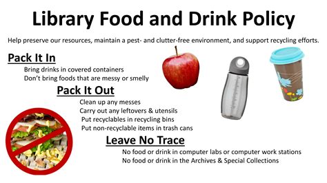 are drinks allowed in state library