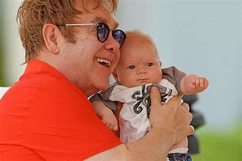 are elton john's sons biologically his