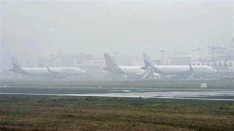 are flights delayed due to fog