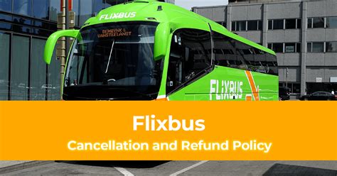 are flixbus tickets refundable