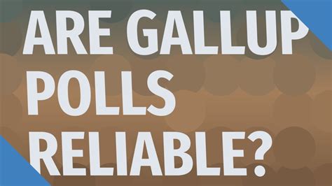 are gallup polls credible