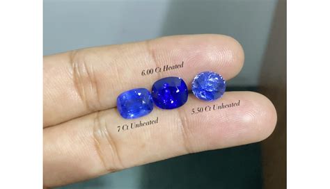 are heat treated sapphires valuable