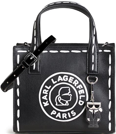 are karl lagerfeld bags leather