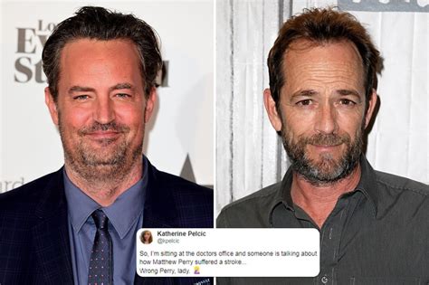 are luke perry and matthew perry related