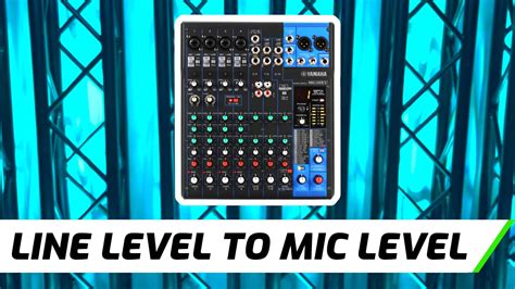 Are Microphones Line Level