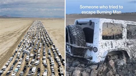 are people trapped at burning man