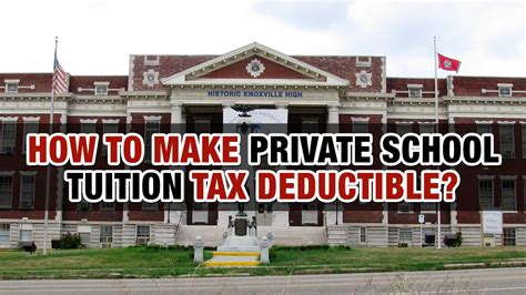 are private schools tax deductible