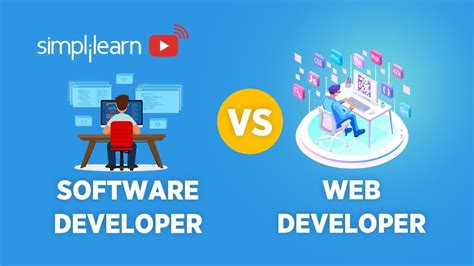 are software developer and web developer the same