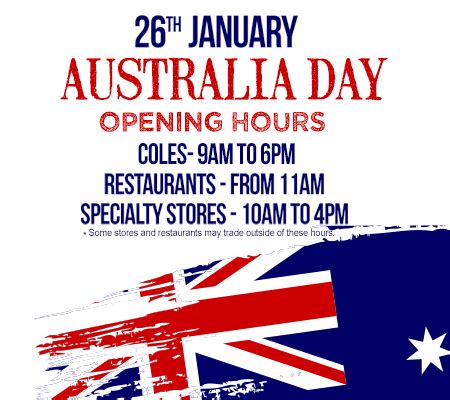 are stores open on australia day