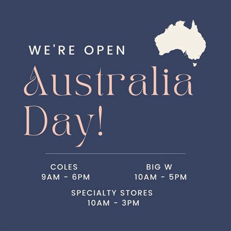 are the shops open australia day