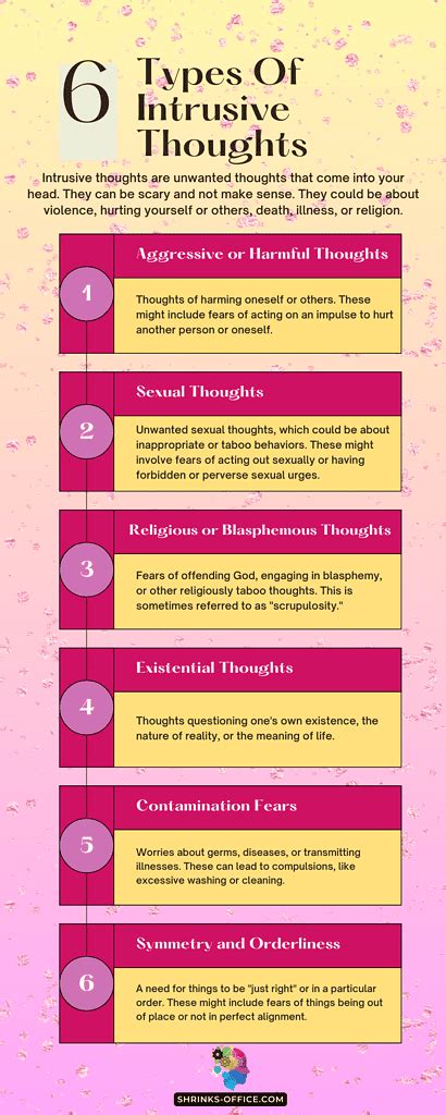 are there different types of intrusive thoughts