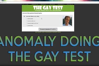 ARE TOU GAY TEST