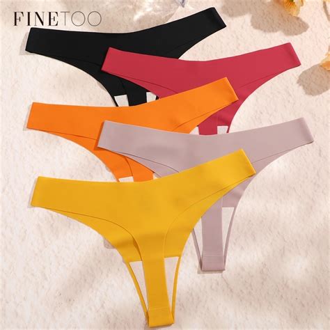 Solid Color Cotton G Strings Lingerie For Women — Comfy Women Underwear