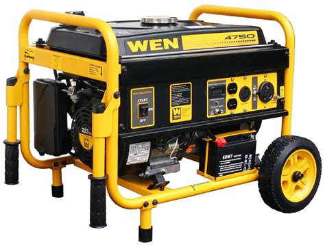 WEN GN5602X 5600Watt Portable Generator, Electric Start, 224cc, Trans