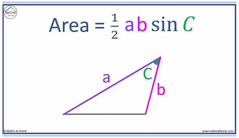 Sine Rule for the Area of a Triangle YouTube