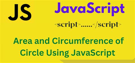 area and perimeter of circle in javascript