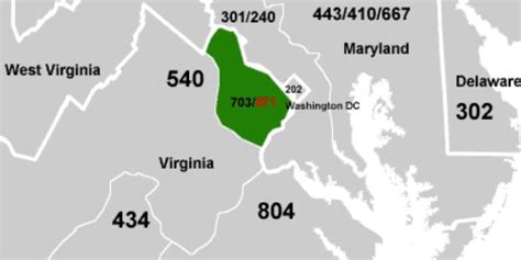 area code 571 dialing