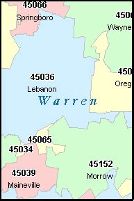 area code for lebanon ohio