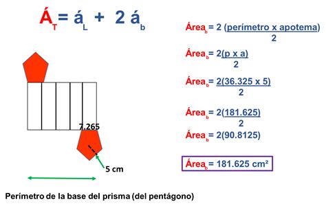 Formula De Area Lateral De Un Prisma Triangular Area Do Prisma Como