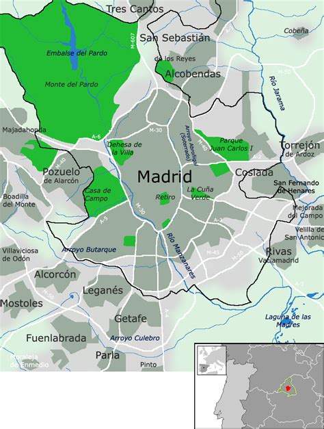 area metropolitana de madrid