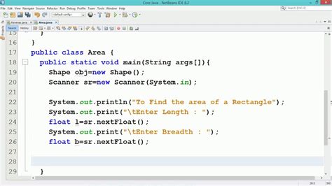 area of circle in java using method overloading