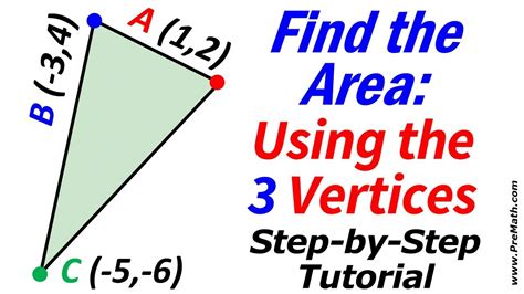 Area Of Triangle With Vertices
