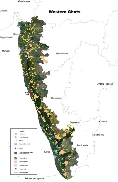 area of western ghats