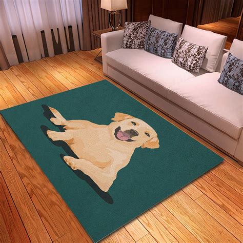area rustic rugs with yellow lab