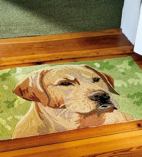 area rustic rugs with yellow lab