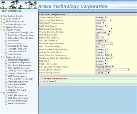 Areca Raid Controller Default Ip