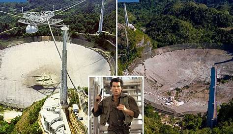 Arecibo Observatory James Bond Goldeneye Movie GoldenEye's Giant
