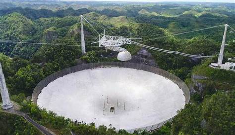 Arecibo Observatory Puerto Rico S Famous Radio Telescope Is Battered By Hurricane Maria Puerto Rico History Puerto Rico Island Puerto Rican Culture
