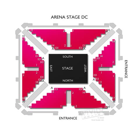 arena stage seating chart washington dc