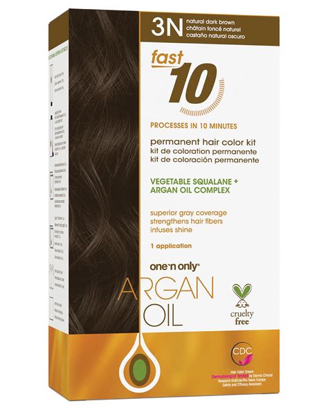 One'N Only Argan Oil Permanent Hair Color 5RG Light Tangerine Brown 3oz
