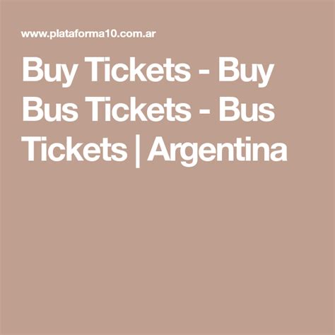 argentina bus ticket price