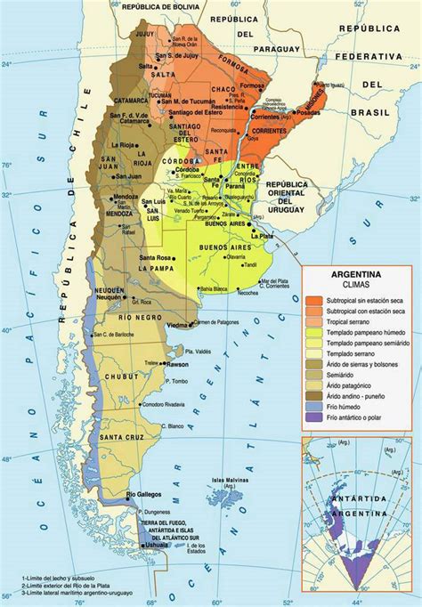argentina maps atlantic climate