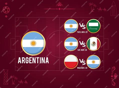 argentina soccer schedule world cup