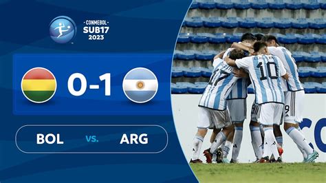 argentina vs bolivia sub 17 2023